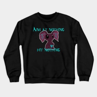 Aim at Nothing Bunny Crewneck Sweatshirt